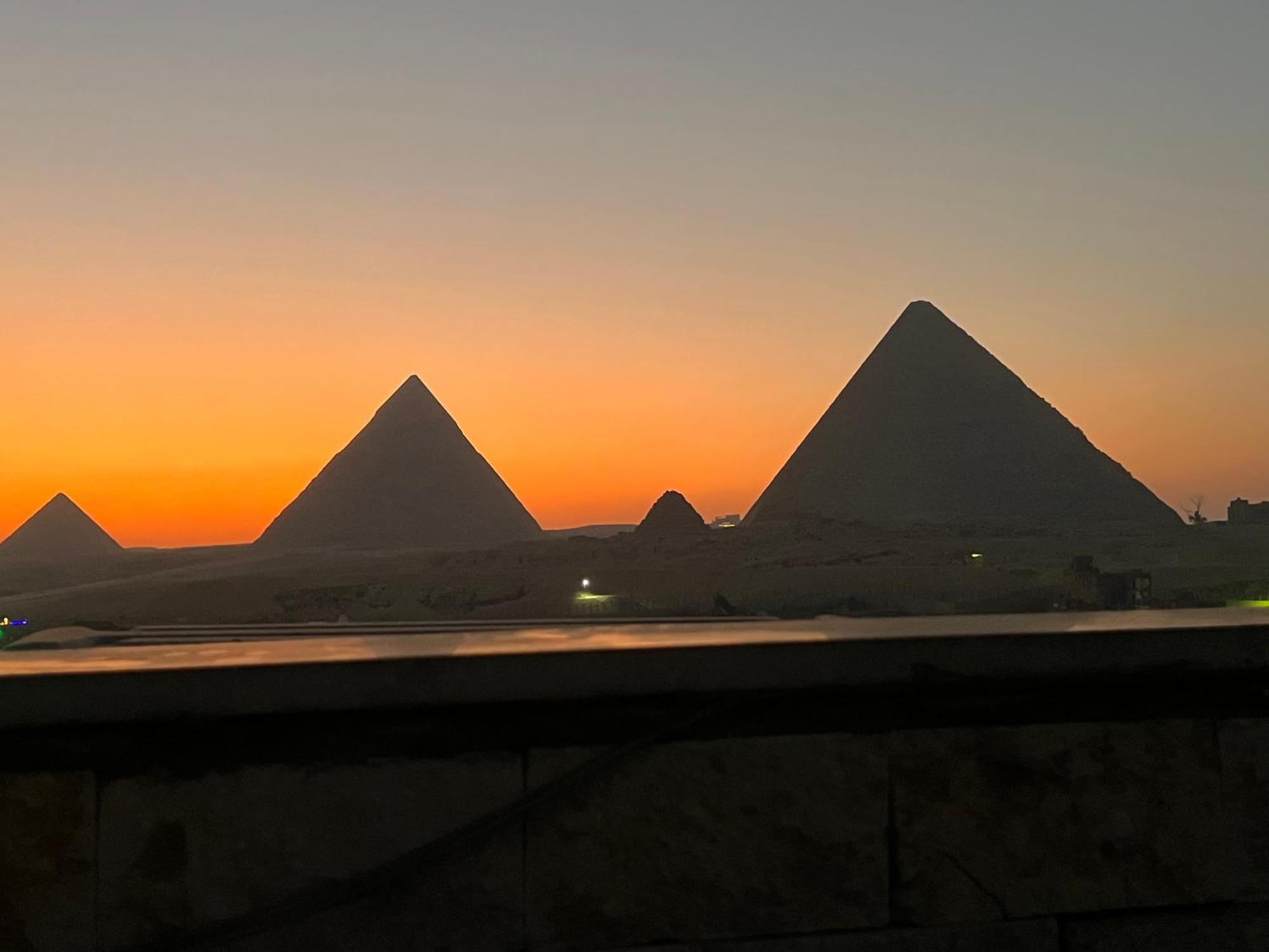 Imhotep Pyramids View Inn Kafrat al Jabal Экстерьер фото