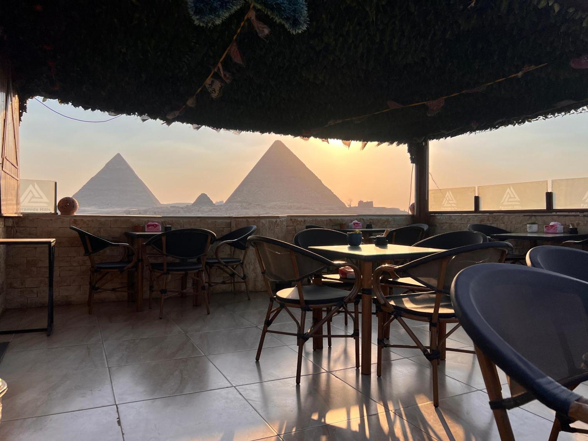 Imhotep Pyramids View Inn Kafrat al Jabal Экстерьер фото