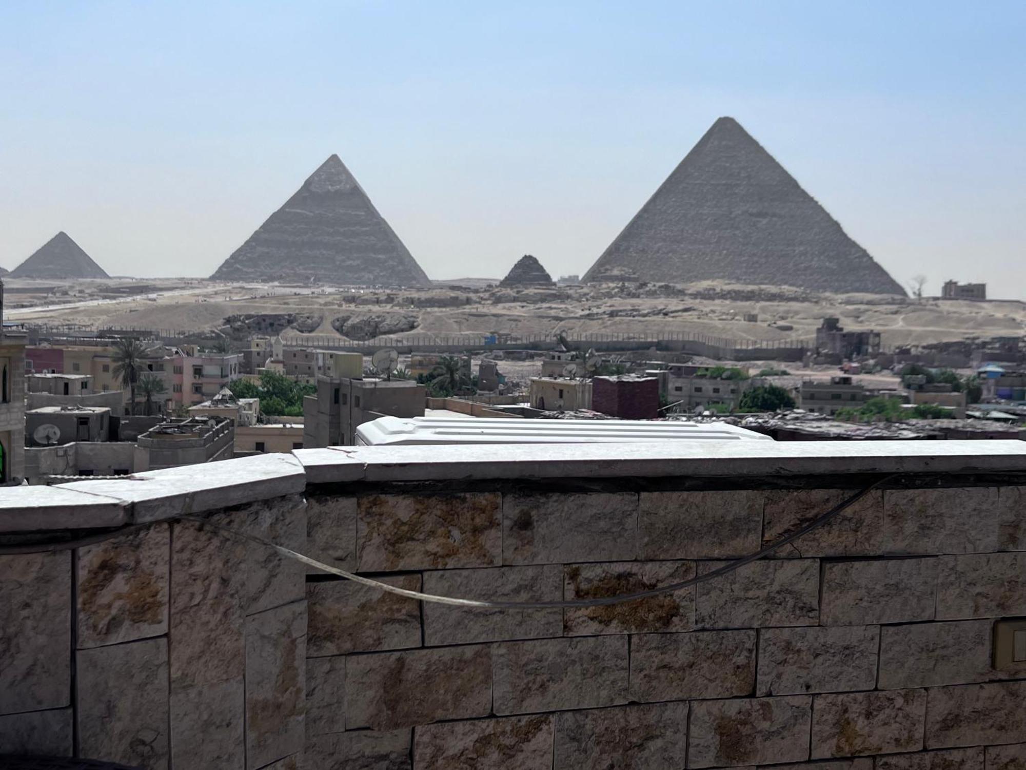 Imhotep Pyramids View Inn Kafrat al Jabal Экстерьер фото