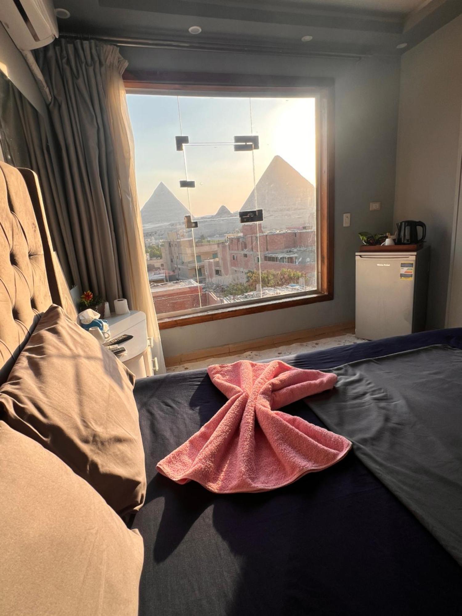 Imhotep Pyramids View Inn Kafrat al Jabal Экстерьер фото