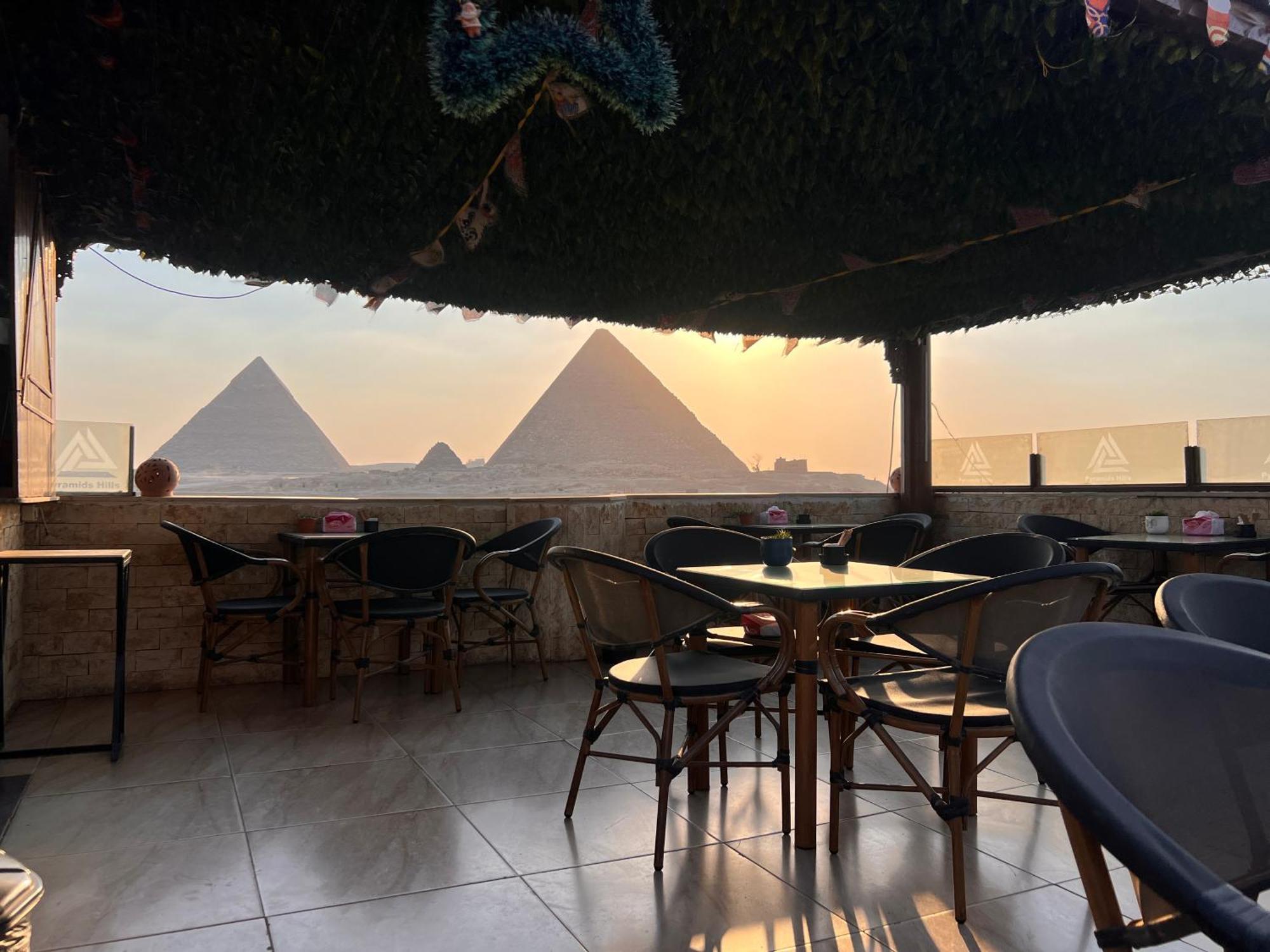 Imhotep Pyramids View Inn Kafrat al Jabal Экстерьер фото